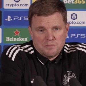 埃迪-豪：踢巴黎的比赛可能是最难的，他们的风格启发了我们